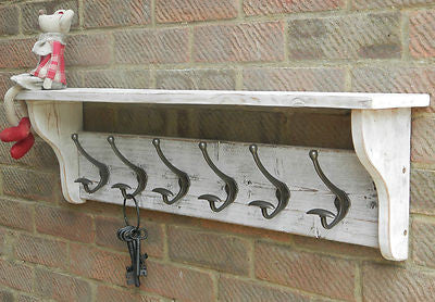 Wooden hat best sale and coat rack