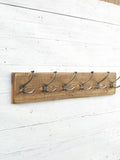 Copy of Handmade Reclaimed Victorian boards wooden Rustic Hat and Coat Rack Triple hooks