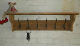 Reclaimed wood Hat and Coat Rack with shelf Rustic Shabby Eco with Ornate Decor hooks