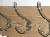 Handmade Reclaimed wood Hat and Coat Rack Rustic Shabby Eco with Acorn style hooks